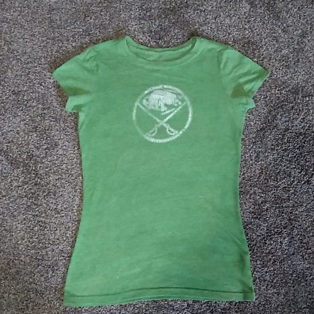 Small green buffalo sabres shirt